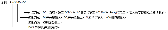 預接線(xiàn)系統：PWS 16DI-DC/AC 開(kāi)關(guān)量輸入